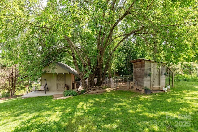 540 Oak Grove Rd, Flat Rock, NC 28731 - view of yard featuring a shed