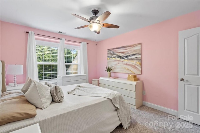 110 Isle Run Dr, Mooresville, NC 28117 - bedroom with light colored carpet and ceiling fan