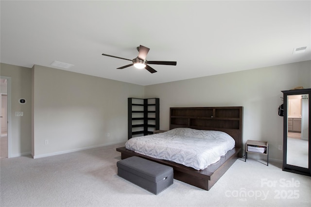 334 Kennerly Center Dr, Mooresville, NC 28115 - bedroom featuring light colored carpet and a ceiling fan