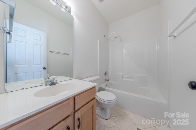 901 Clearbrook Rd, Matthews, NC 28105 - bathroom featuring vanity,  shower combination, and tile patterned flooring