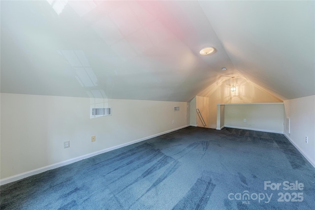 901 Clearbrook Rd, Matthews, NC 28105 - bonus room with lofted ceiling and dark colored carpet