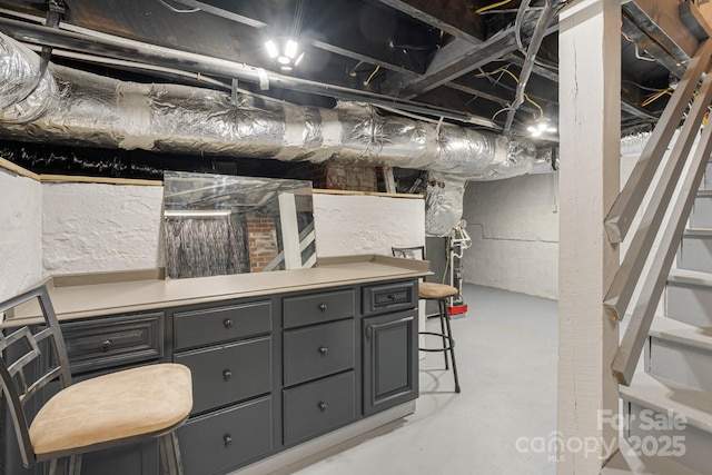 115 E Catawba St, Morganton, NC 28655 - view of unfinished basement