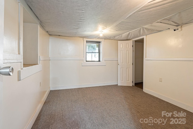 115 E Catawba St, Morganton, NC 28655 - basement with carpet floors and baseboards