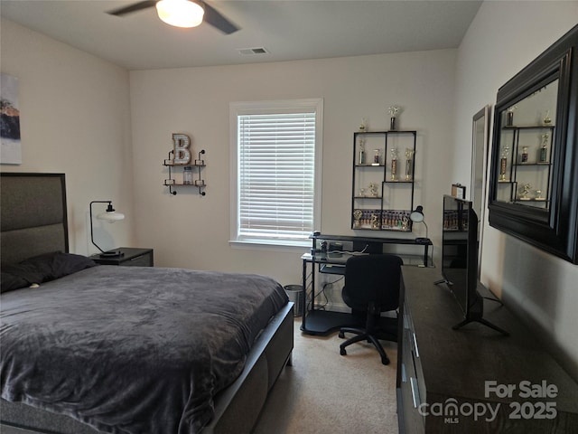 5000 Britannia Blvd, Waxhaw, NC 28173 - carpeted bedroom with a desk and a ceiling fan