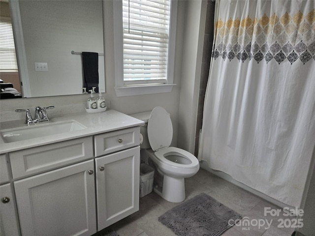 5000 Britannia Blvd, Waxhaw, NC 28173 - full bathroom featuring vanity, toilet, and tile patterned flooring