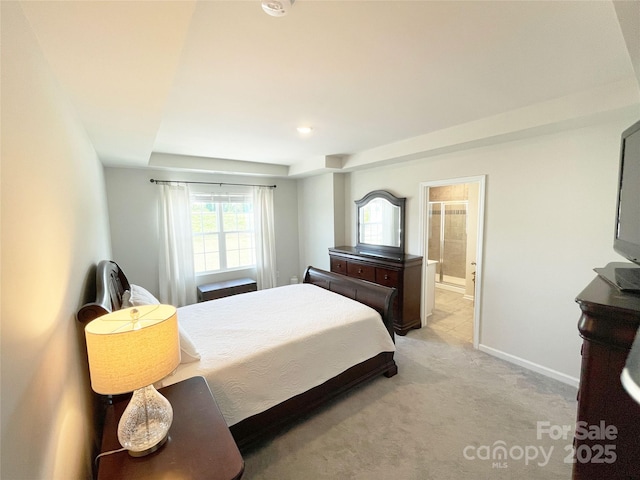 8060 Scarlet Maple Ln, Tega Cay, SC 29708 - bedroom featuring light colored carpet and ensuite bath