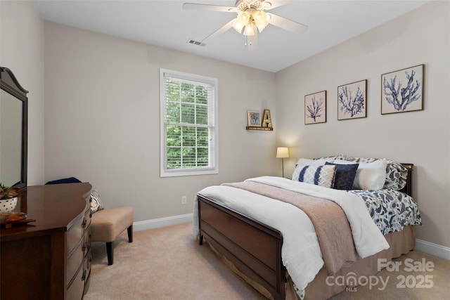 1912 Dawnhurst Ln, York, SC 29745 - bedroom with light colored carpet and a ceiling fan