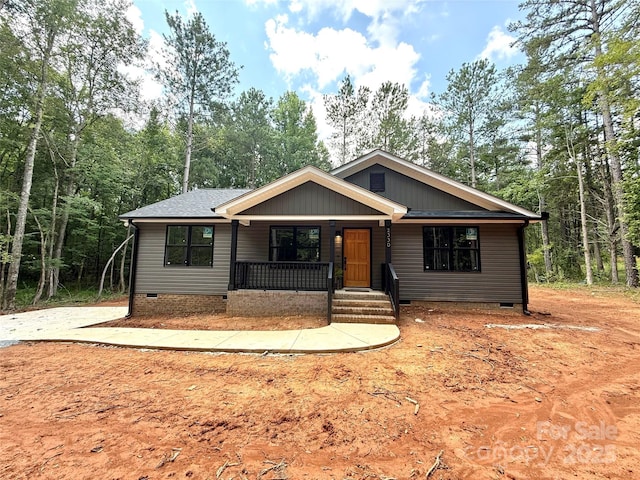 2330 Neill Rd, Lancaster, SC 29720 - view of front of home featuring crawl space and a porch