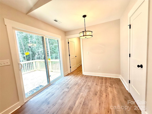 2330 Neill Rd, Lancaster, SC 29720 - unfurnished dining area with light wood-style floors