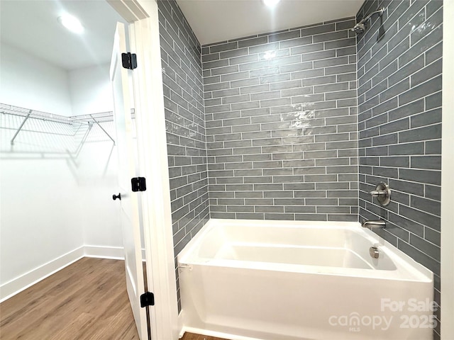2330 Neill Rd, Lancaster, SC 29720 - full bath featuring bathing tub / shower combination, wood finished floors, and a walk in closet