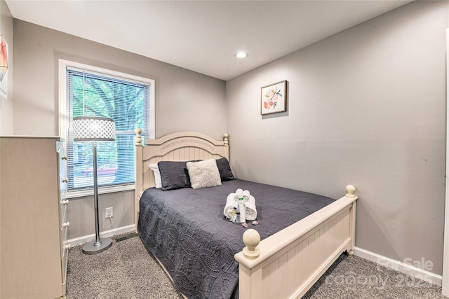 3020 Stancill Pl, Charlotte, NC 28205 - bedroom with carpet, baseboards, and recessed lighting