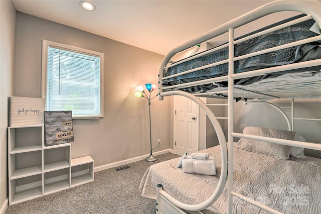 3020 Stancill Pl, Charlotte, NC 28205 - carpeted bedroom with baseboards and recessed lighting