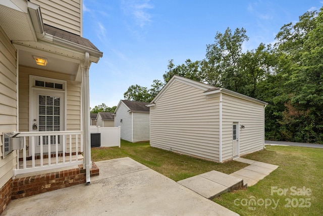 10349 Alvarado Way, Charlotte, NC 28277 - view of green lawn with a patio