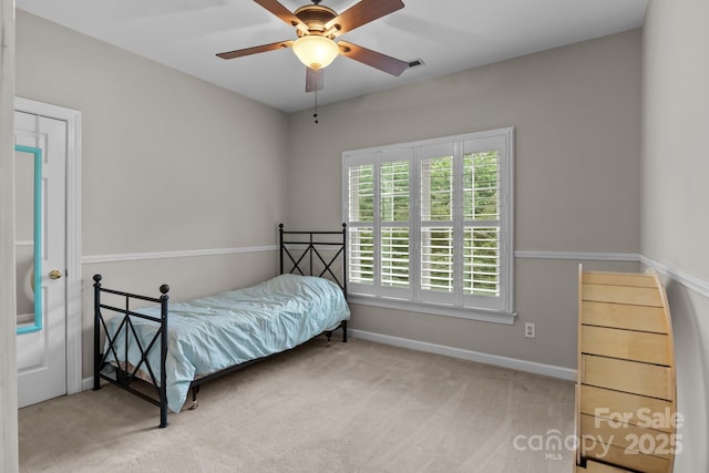 17433 Glassfield Dr, Huntersville, NC 28078 - bedroom featuring carpet floors and ceiling fan