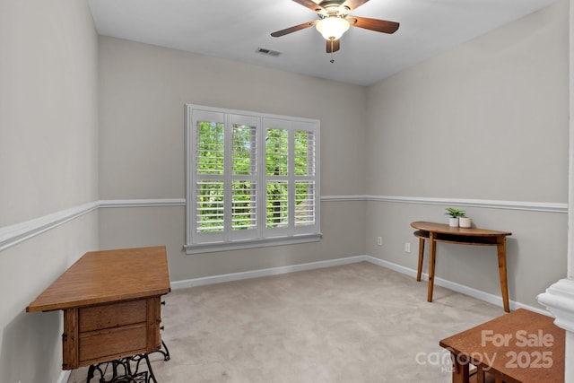17433 Glassfield Dr, Huntersville, NC 28078 - unfurnished room with ceiling fan and carpet