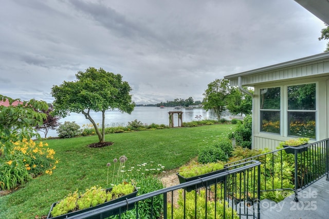 7945 Placid Ct, Denver, NC 28037 - view of green lawn with a water view