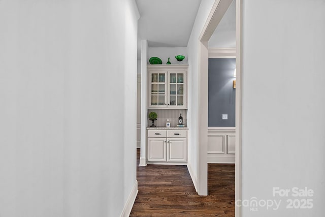 109 Walking Horse Trl, Davidson, NC 28036 - hall featuring dark wood-style flooring