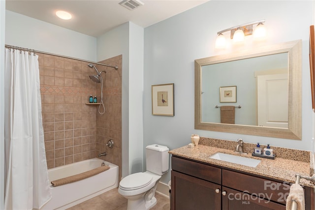 5 Farleigh St Unit 303, Asheville, NC 28803 - bathroom with vanity, shower / bath combo, and tile patterned floors