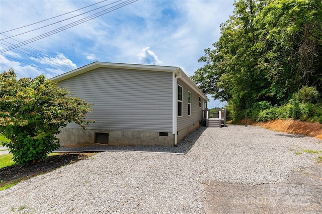 600 Old Mars Hill Hwy, Weaverville, NC 28787 - view of side of property featuring crawl space