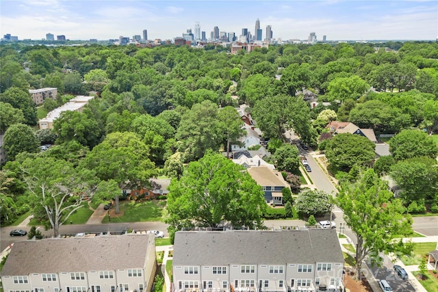 318 N Dotger Ave, Charlotte, NC 28204 - aerial view of skyline