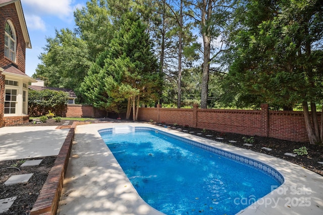 7213 Baniff Cir, Charlotte, NC 28277 - view of swimming pool featuring a fenced backyard and a patio