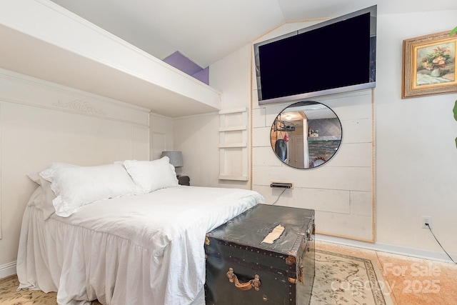 6103 Warrior Ave, Fort Mill, SC 29707 - bedroom featuring baseboards and lofted ceiling