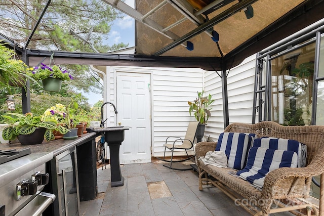 6103 Warrior Ave, Fort Mill, SC 29707 - view of patio / terrace with beverage cooler