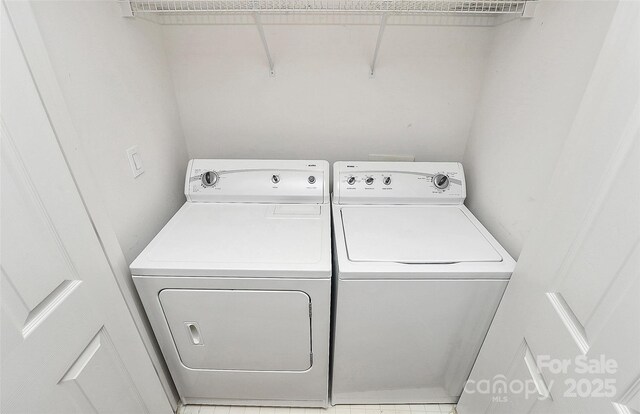 4263 Melrose Club Dr, Matthews, NC 28105 - laundry area with independent washer and dryer