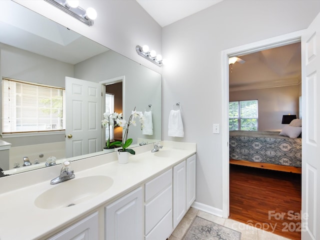 1423 Piper Ct, Concord, NC 28025 - bathroom with double vanity and connected bathroom