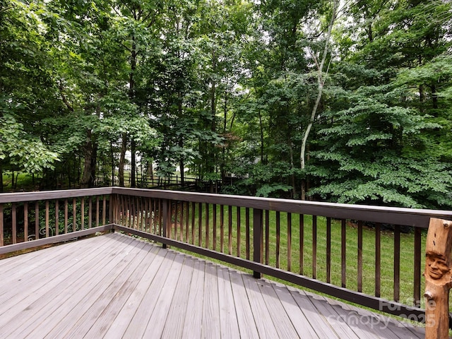 1423 Piper Ct, Concord, NC 28025 - wooden deck featuring a lawn