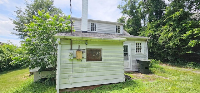600 College Ave, Rock Hill, SC 29730 - rear view of property with a lawn