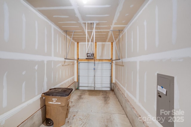 834 N Flint St, Lincolnton, NC 28092 - garage featuring electric panel