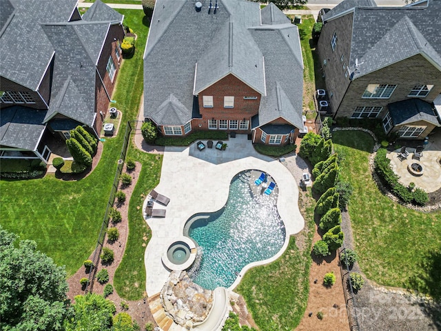 2504 River Oaks Dr, Waxhaw, NC 28173 - view of subject property with a pool