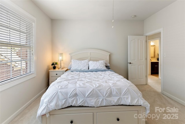 2504 River Oaks Dr, Waxhaw, NC 28173 - bedroom with light colored carpet and baseboards
