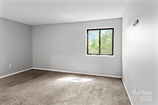 2205 Sunderland Rd Unit 129D, Winston Salem, NC 27103 - carpeted empty room featuring a textured ceiling and baseboards
