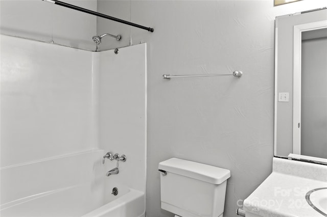 2205 Sunderland Rd Unit 129D, Winston Salem, NC 27103 - bathroom featuring shower / washtub combination, toilet, and vanity