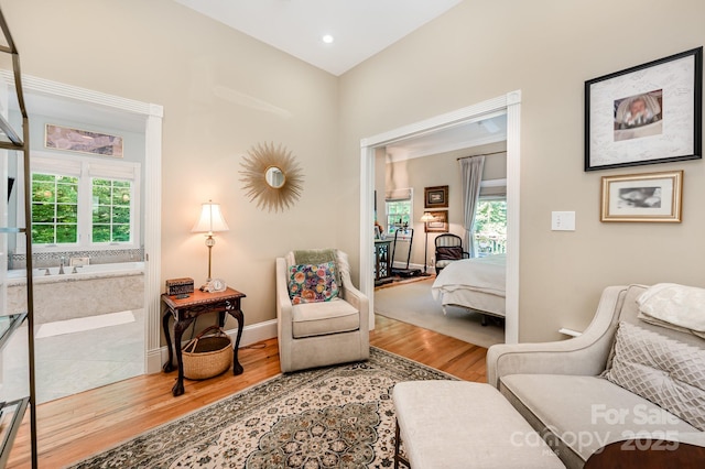 408 Johnsfield Rd, Shelby, NC 28150 - living area with wood finished floors and recessed lighting
