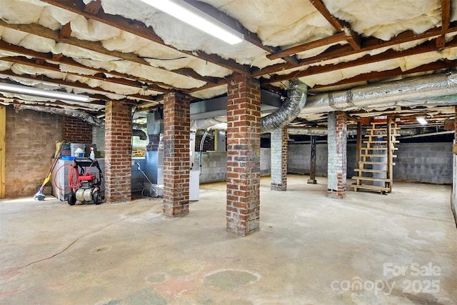 3923 US Highway 321a, Hudson, NC 28638 - unfinished below grade area with electric panel