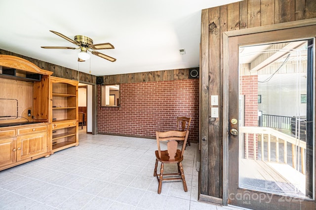 4783 Calico Rd, Lenoir, NC 28645 - interior space featuring ceiling fan