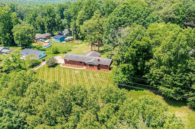4783 Calico Rd, Lenoir, NC 28645 - bird's eye view of a heavily wooded area