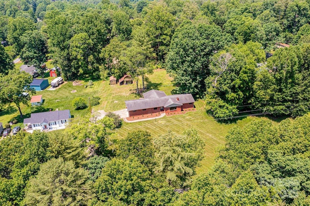 4783 Calico Rd, Lenoir, NC 28645 - bird's eye view of a heavily wooded area