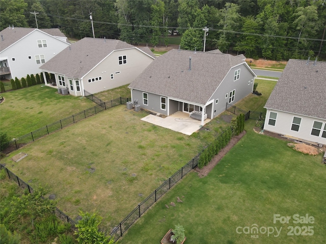 16112 Langston Dr, Charlotte, NC 28278 - aerial view of property and surrounding area