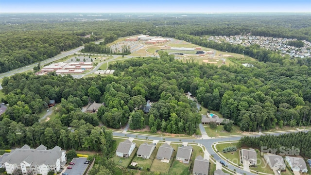 16112 Langston Dr, Charlotte, NC 28278 - aerial view of property and surrounding area with a forest and nearby suburban area