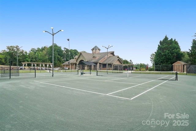 16112 Langston Dr, Charlotte, NC 28278 - view of tennis court