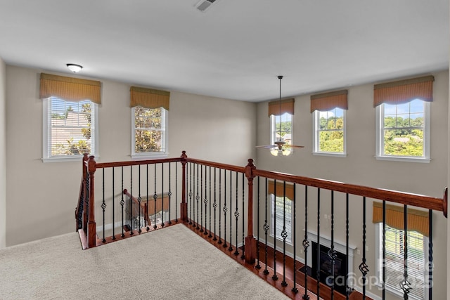 126 Northbridge Dr, Mooresville, NC 28115 - hall with plenty of natural light, carpet floors, and baseboards