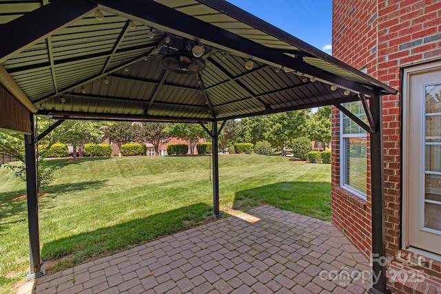 126 Northbridge Dr, Mooresville, NC 28115 - view of patio / terrace with a gazebo