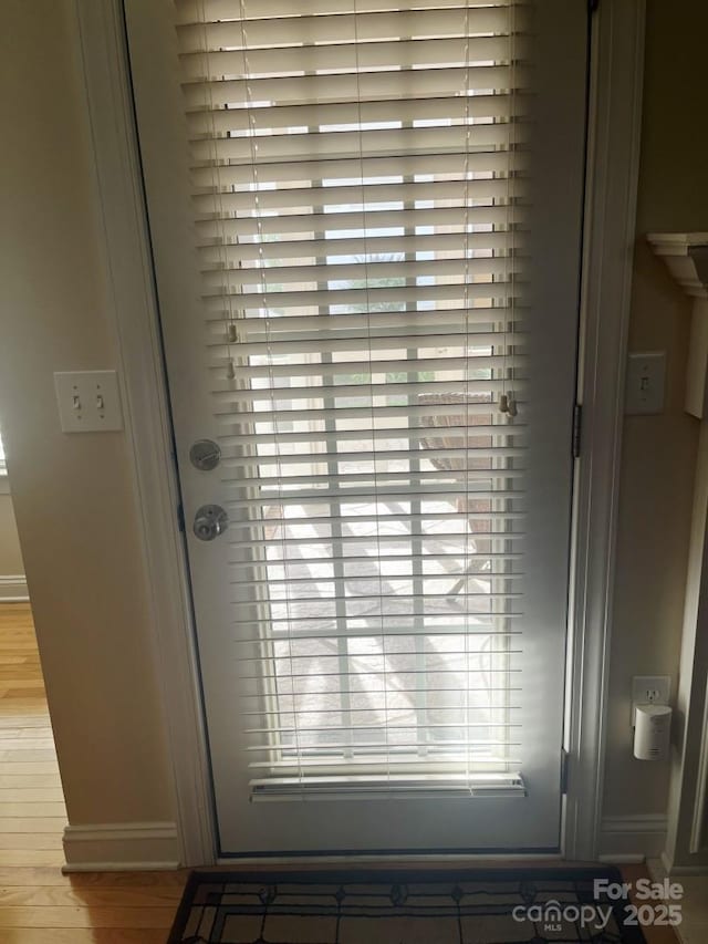 2300 Wednesbury Ct, Kannapolis, NC 28083 - detailed view of wood finished floors and baseboards