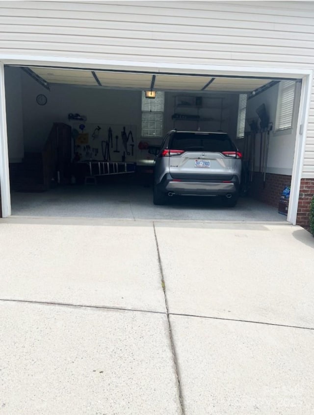 2300 Wednesbury Ct, Kannapolis, NC 28083 - garage featuring driveway