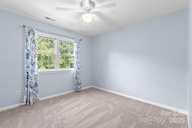 1624 Moonstone Dr, Matthews, NC 28105 - carpeted empty room featuring a ceiling fan and baseboards