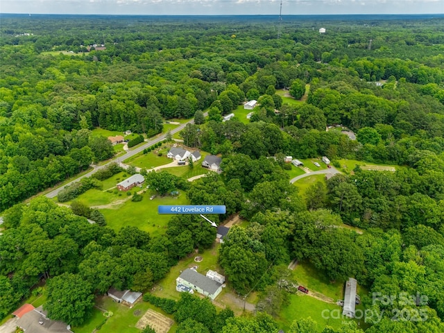 442 Lovelace Rd, Rock Hill, SC 29730 - aerial overview of property's location featuring a forest